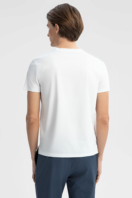 Футболка из мерсеризованного хлопка, цвет Белый