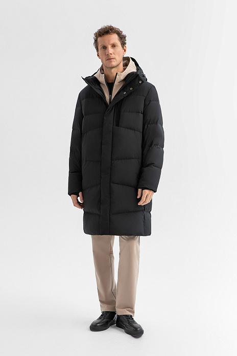 Пуховик с водоотталкивающей обработкой, цвет Черный