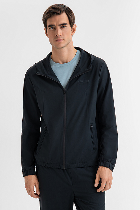 Толстовка с капюшоном из ткани рип-стоп, цвет Черный