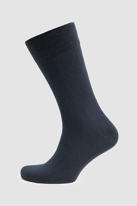 Носки с кашемиром, лимитированная коллекция, цвет Синий темный