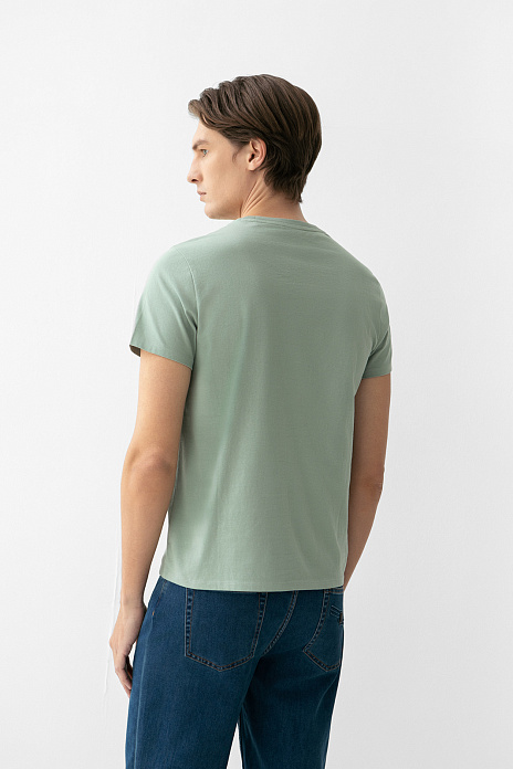 Футболка из хлопка, цвет Зеленый