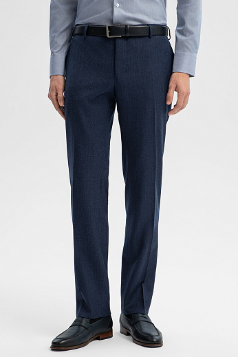 Брюки из шерсти, устойчивой к сминанию