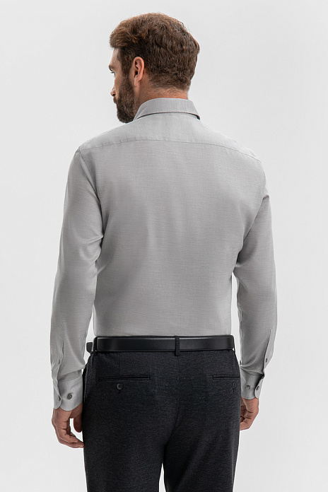 Сорочка из хлопка, цвет Серый