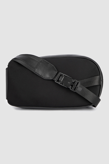 Поясная сумка из натуральной кожи, цвет Черный