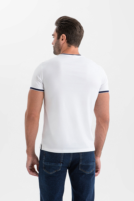 Футболка из мерсеризованного хлопка, цвет Белый