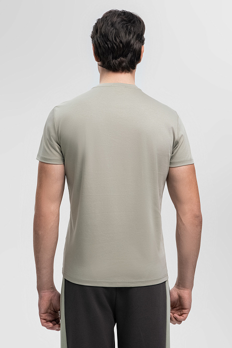 Футболка из мерсеризованного хлопка, цвет Зеленый светлый