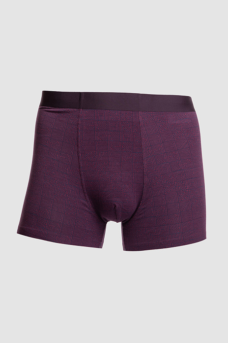 Боксеры из бамбука, цвет Бордовый