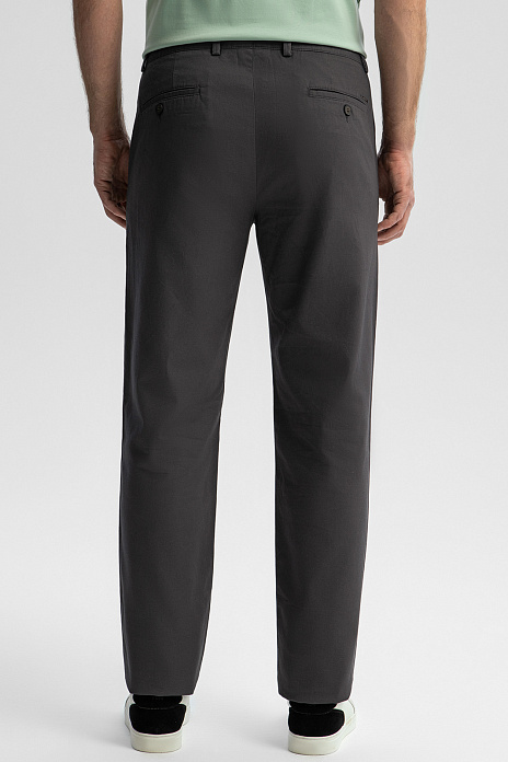 Брюки из хлопка, цвет Серый