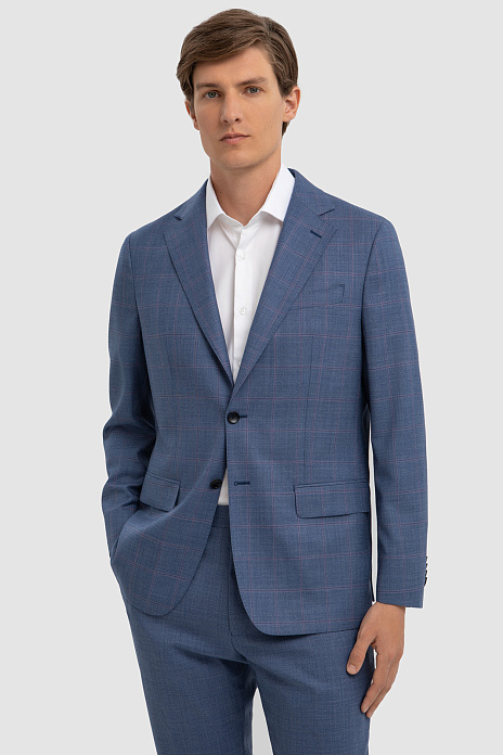 Костюм из шерсти с водоотталкивающей обработкой, устойчивый к загрязнениям, цвет 