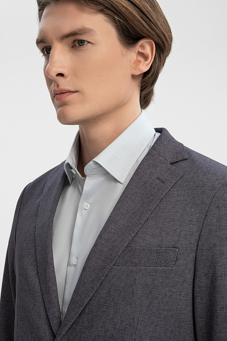 Пиджак однобортный, цвет Антрацит