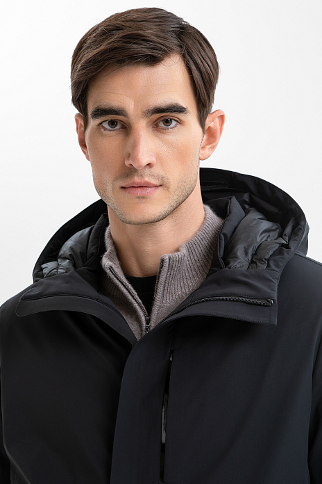 Пуховик с водоотталкивающей обработкой, цвет Черный