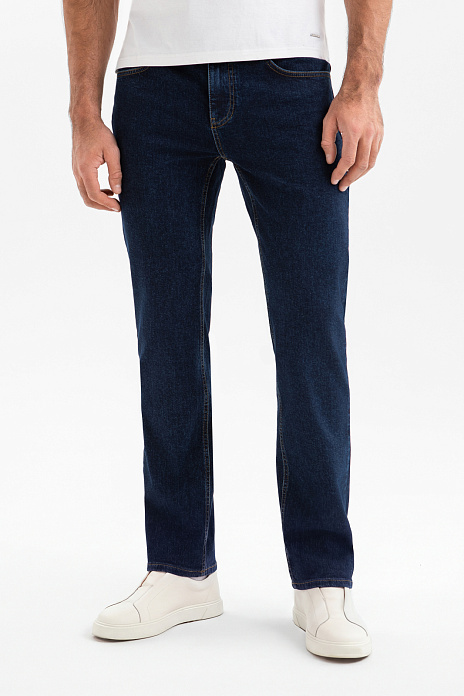 Джинсы Regular fit, цвет Синий темный