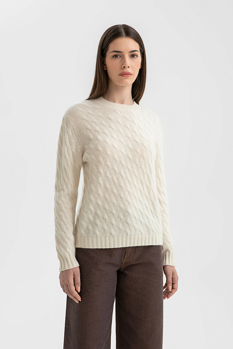 Джемпер из кашемира, цвет Белый