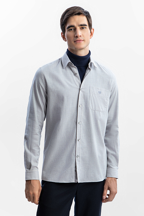 Фланелевая рубашка, лимитированная коллекция, цвет Голубой