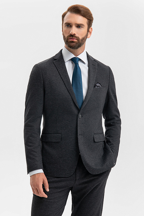 Пиджак однобортный, цвет Серый