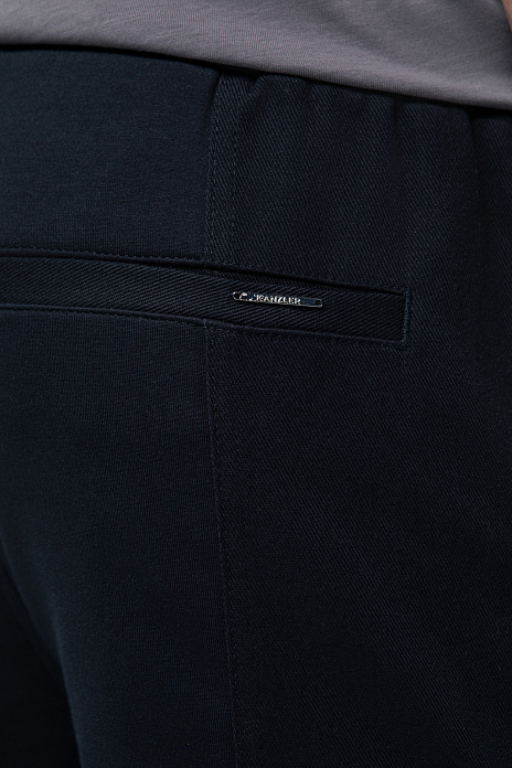 Брюки спортивные из хлопка, цвет Синий темный