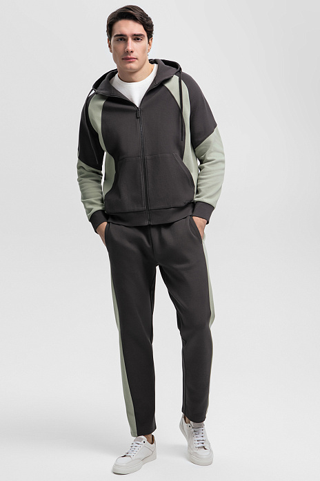 Спортивный костюм в стиле колор-блок, цвет 