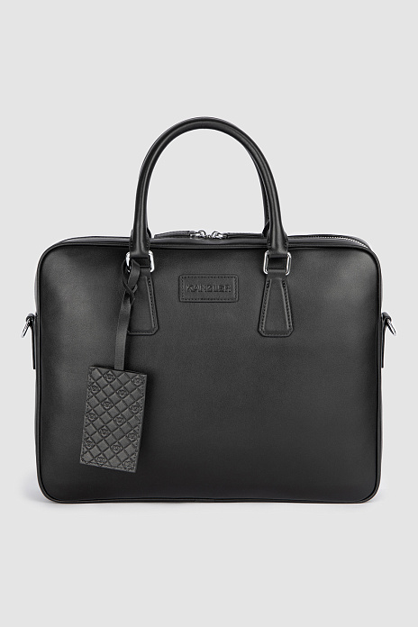 Портфель из натуральной кожи, цвет Черный