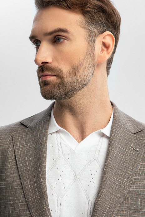 Костюм из шерсти, хлопка и льна с водоотталкивающей обработкой, цвет 