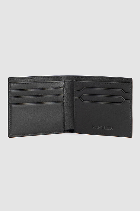 Кошелек из натуральной кожи, цвет Черный