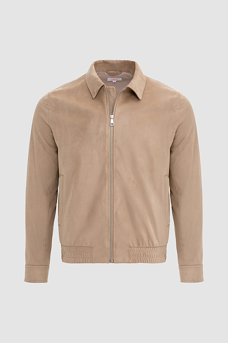 Куртка из алькантары, цвет Бежевый